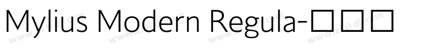 Mylius Modern Regula字体转换